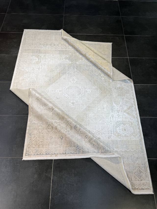 Tarz Halı Ekru Geometri