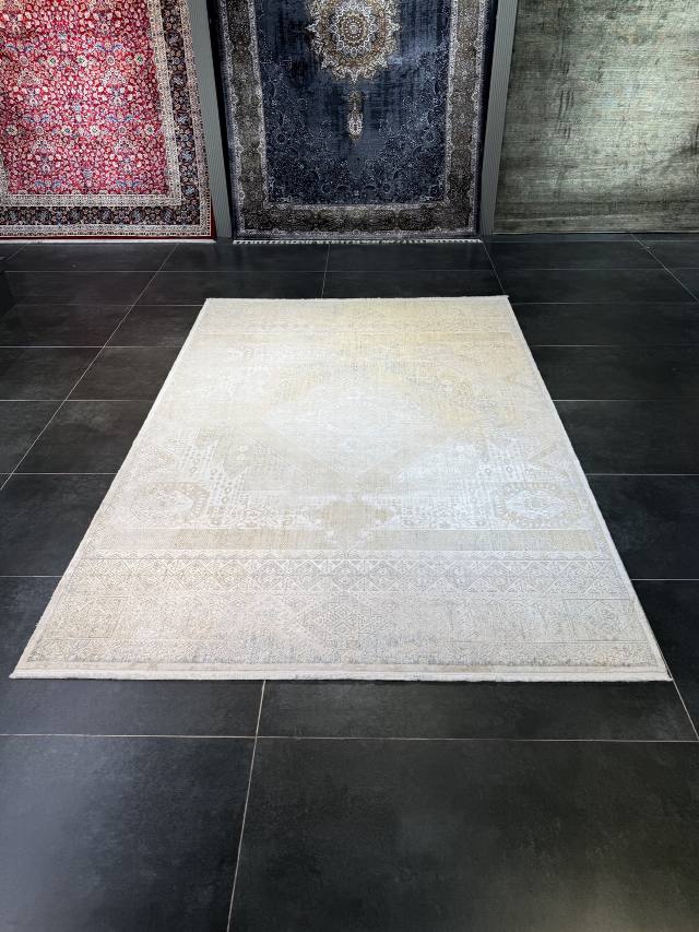 Tarz Halı Ekru Geometri