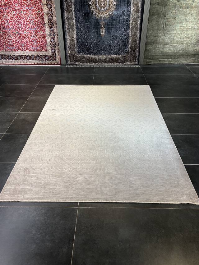 Tarz Halı Fildişi Geometri