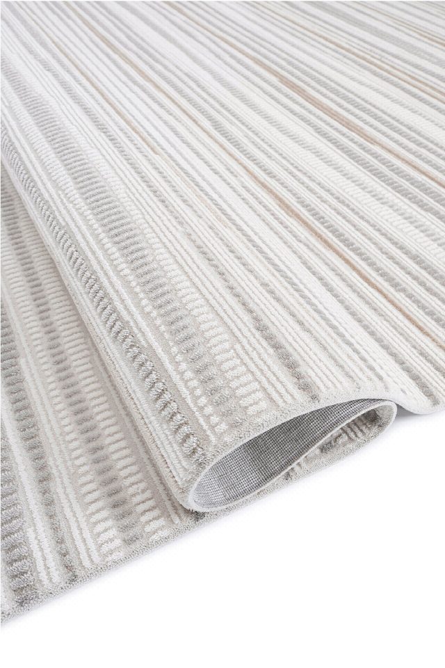 Nova - Belle Takma Saçaklı Modern Oturma Odası, Antre ve Mutfak Halısı