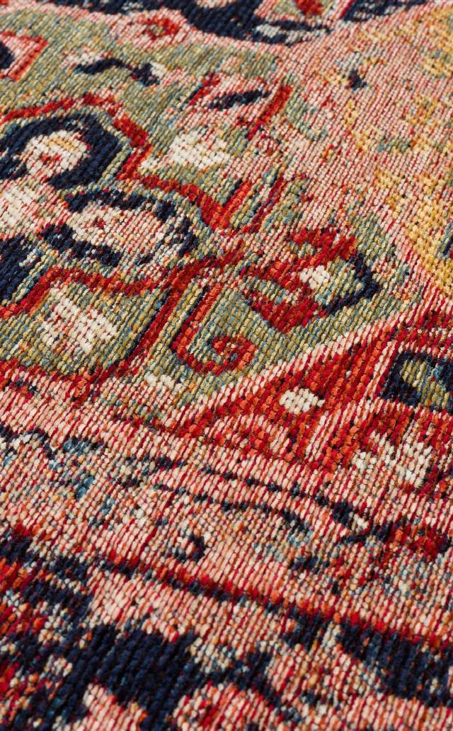 ANADOLU KILIM AND 01 MULTY  Geleneksel Anadolu Motifli Yıkanabilir Kaymaz Tabanlı Şönil Dokuma Halı