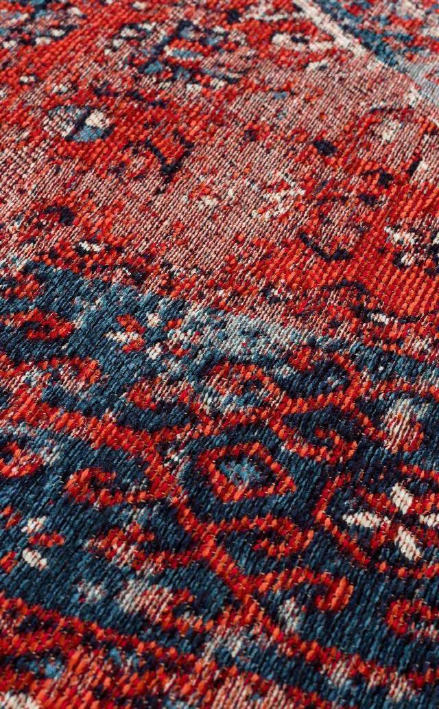 ANADOLU KILIM AND 02 MULTY  Geleneksel Anadolu Motifli Yıkanabilir Kaymaz Tabanlı Şönil Dokuma Halı