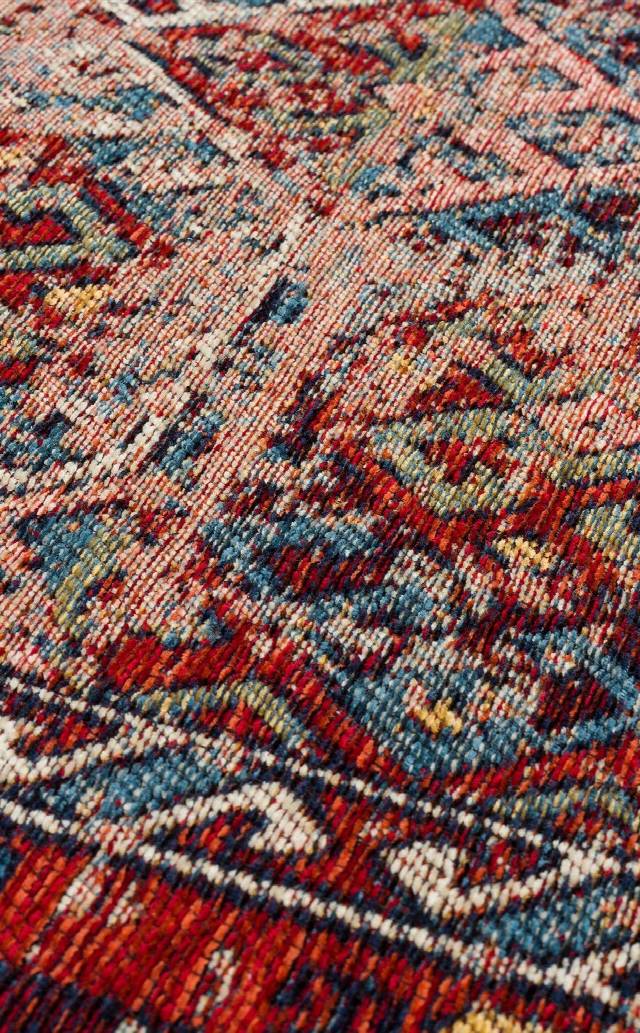 ANADOLU KILIM AND 03 MULTY  Geleneksel Anadolu Motifli Yıkanabilir Kaymaz Tabanlı Şönil Dokuma Halı