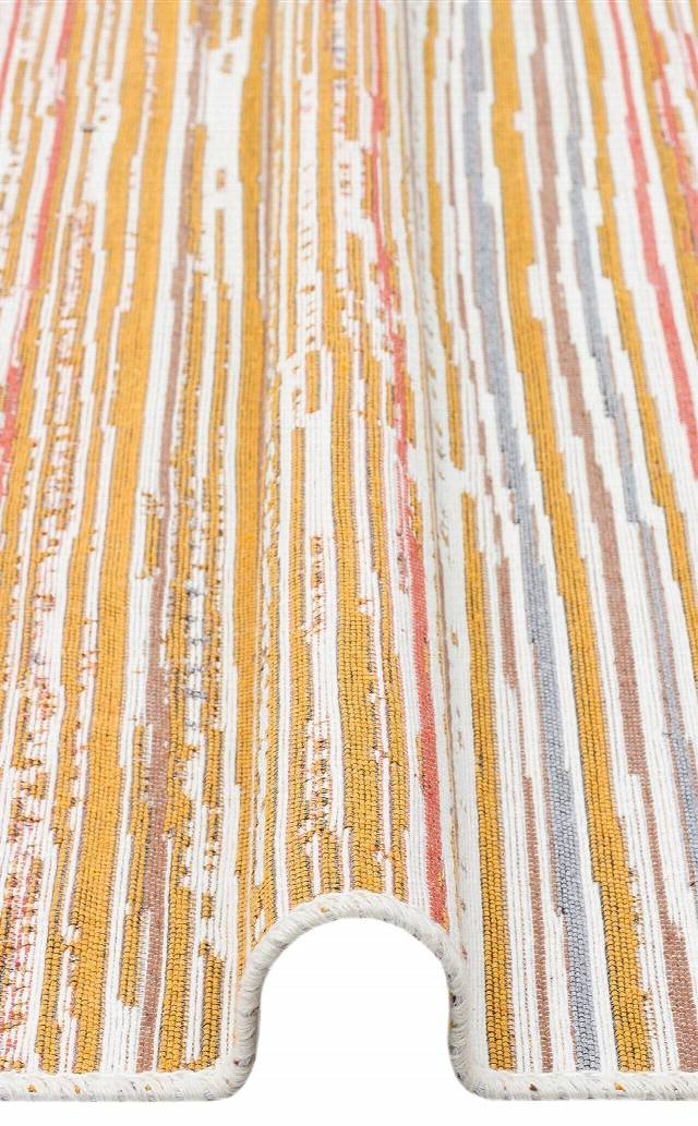 ARYA AR 35 MULTY  Yıkanabilir Çift Taraflı Modern Desenli Dokuma Kilim