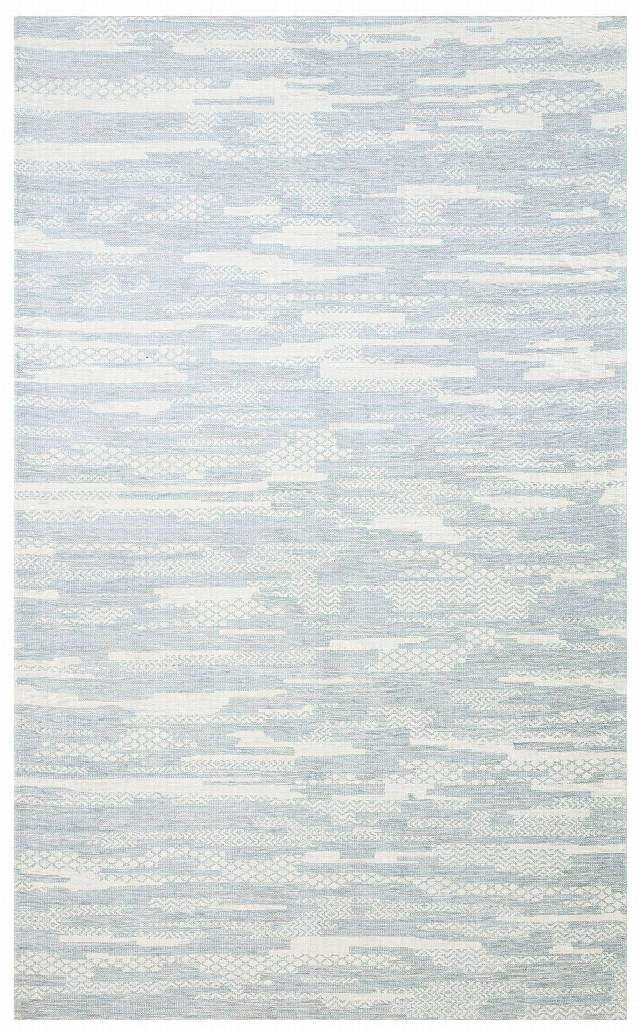 BIGA BG 01 BLUE  Hav Toz Vermez Kaymaz Tabanlı İnce Dokuma Modern Halı