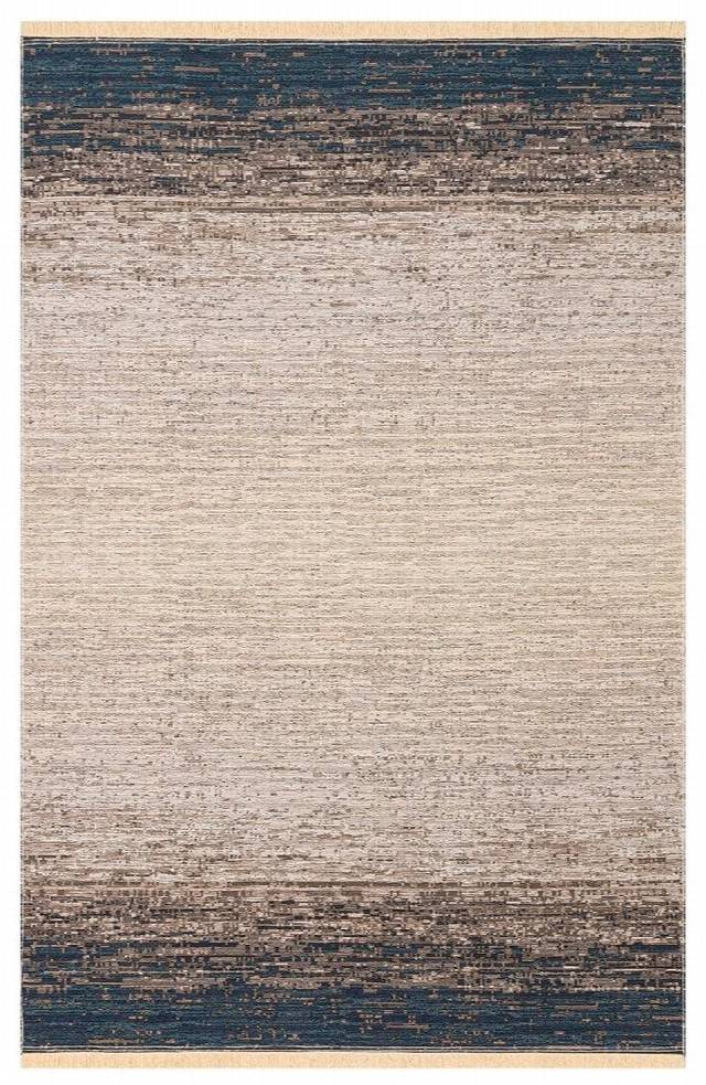 KUTNU KILIM KTN 01 MARINE BEIGE Modern Ombre Renk Geçişli Yıkanabilir Çift Taraflı Kilim
