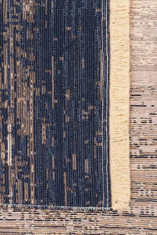 KUTNU KILIM KTN 01 MARINE BEIGE Modern Ombre Renk Geçişli Yıkanabilir Çift Taraflı Kilim