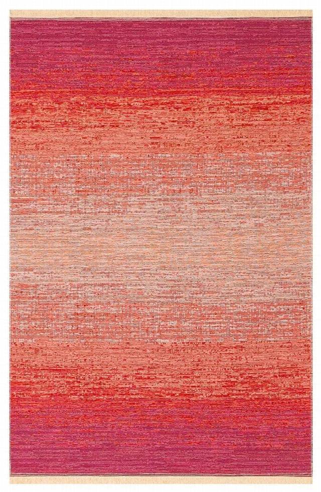 KUTNU KILIM KTN 01 TERRA PINK  Modern Ombre Renk Geçişli Yıkanabilir Çift Taraflı Kilim