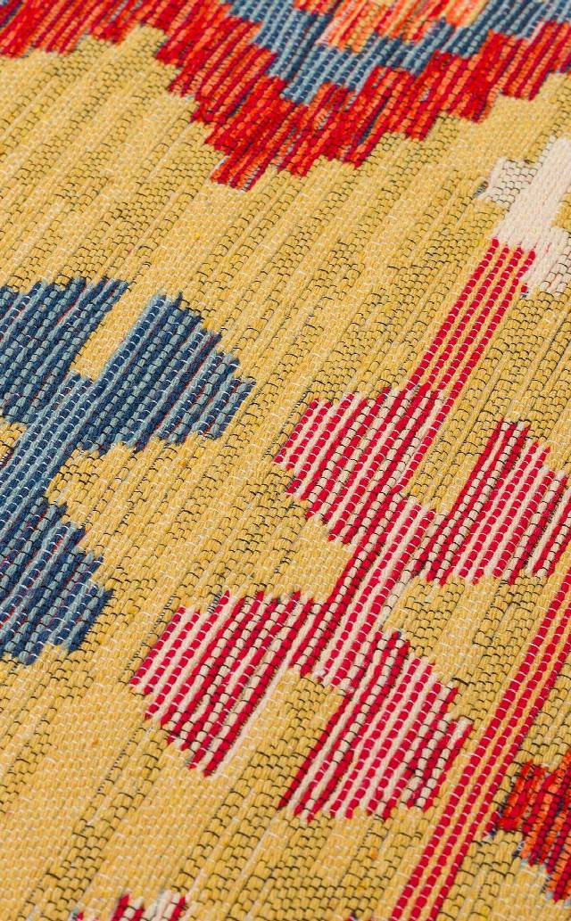 NOMAD NMD 03 RED  Yıkanabilir, Çift Taraflı Kullanıma Uygun Yumuşak Tuşeli Otantik Kilim