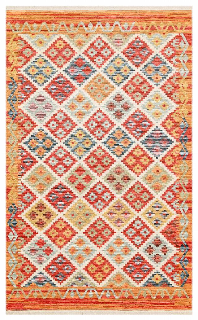 NOMAD NMD 05 TERRA  Yıkanabilir, Çift Taraflı Kullanıma Uygun Yumuşak Tuşeli Otantik Kilim