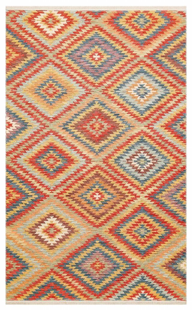 NOMAD NMD 07 TERRA  Yıkanabilir, Çift Taraflı Kullanıma Uygun Yumuşak Tuşeli Otantik Kilim