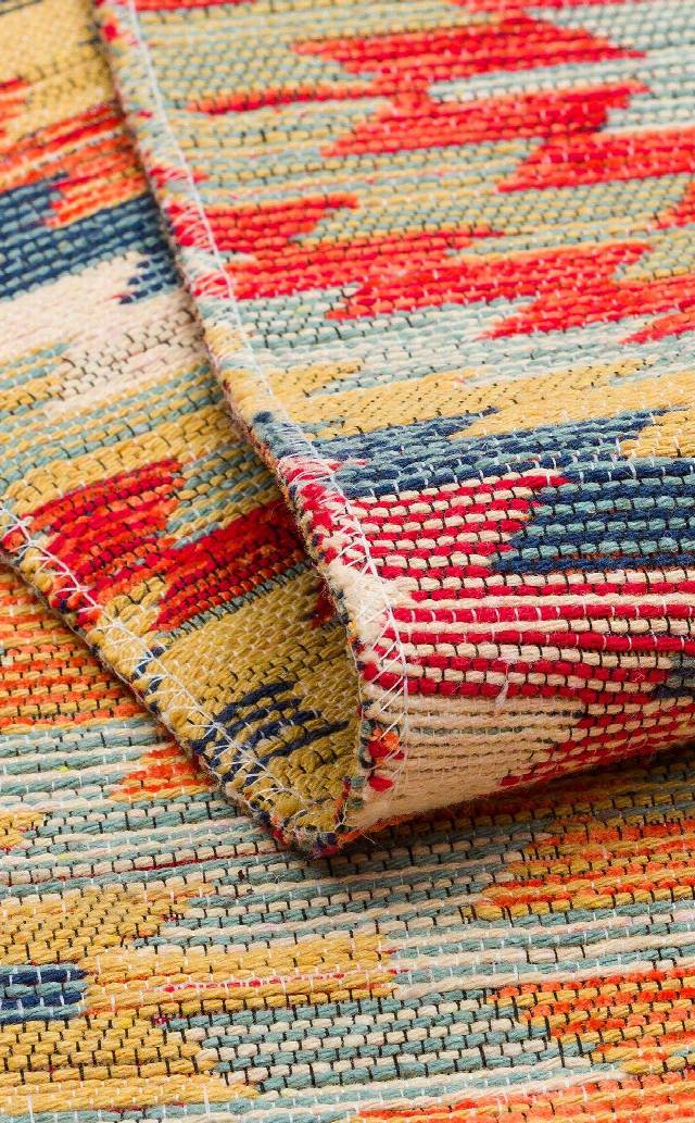 NOMAD NMD 07 TERRA  Yıkanabilir, Çift Taraflı Kullanıma Uygun Yumuşak Tuşeli Otantik Kilim