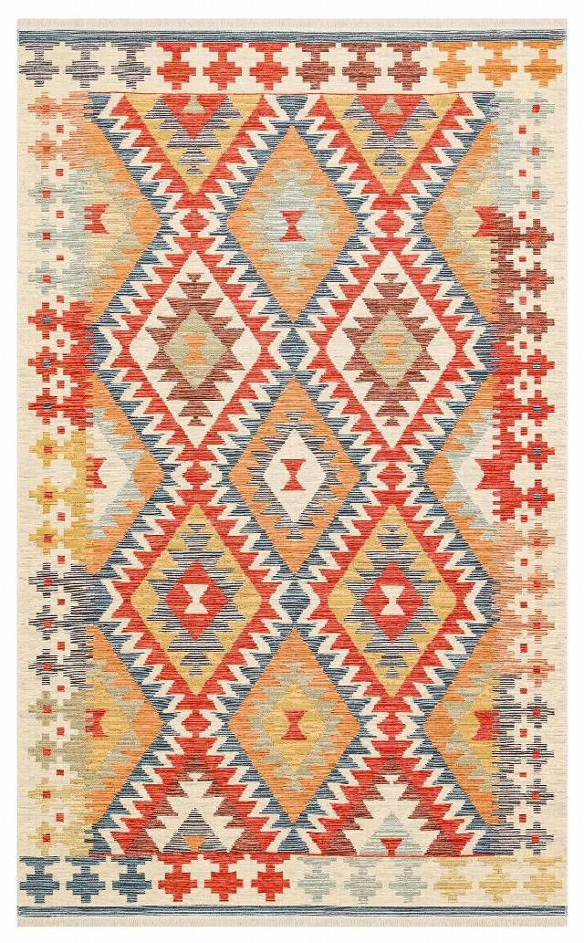 NOMAD NMD 09 LIGHT MULTY  Yıkanabilir, Çift Taraflı Kullanıma Uygun Yumuşak Tuşeli Otantik Kilim