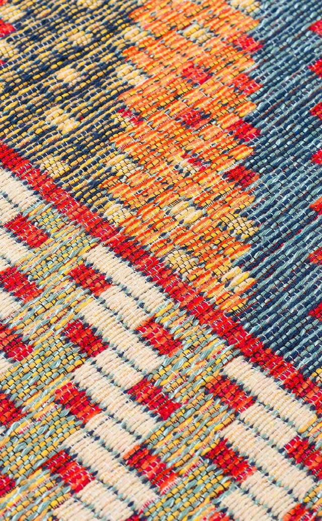 NOMAD NMD 10 RED  Yıkanabilir, Çift Taraflı Kullanıma Uygun Yumuşak Tuşeli Otantik Kilim