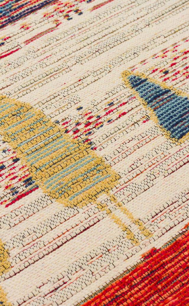 NOMAD NMD 12 TERRA  Yıkanabilir, Çift Taraflı Kullanıma Uygun Yumuşak Tuşeli Otantik Kilim