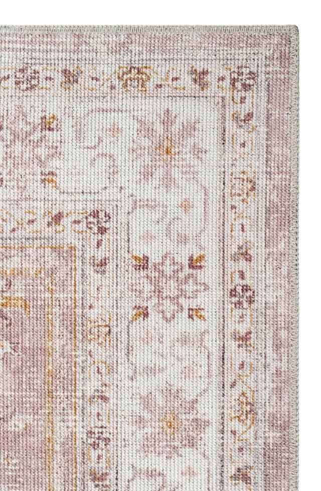 ELISTA VINTAGE ELS 201 CREAM BEIGE  Vintage Tasarımlı Yumuşak Bukle Dokuma Kaymaz Tabanlı Yıkanabilir Modern Halı