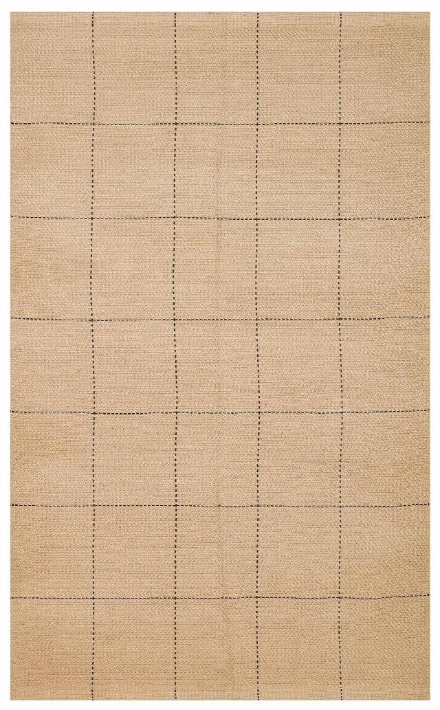 DELHİ DLH 01 BLACK  Jüt ve Pamuk ile Üretilen Çift Taraflı Modern Kilim