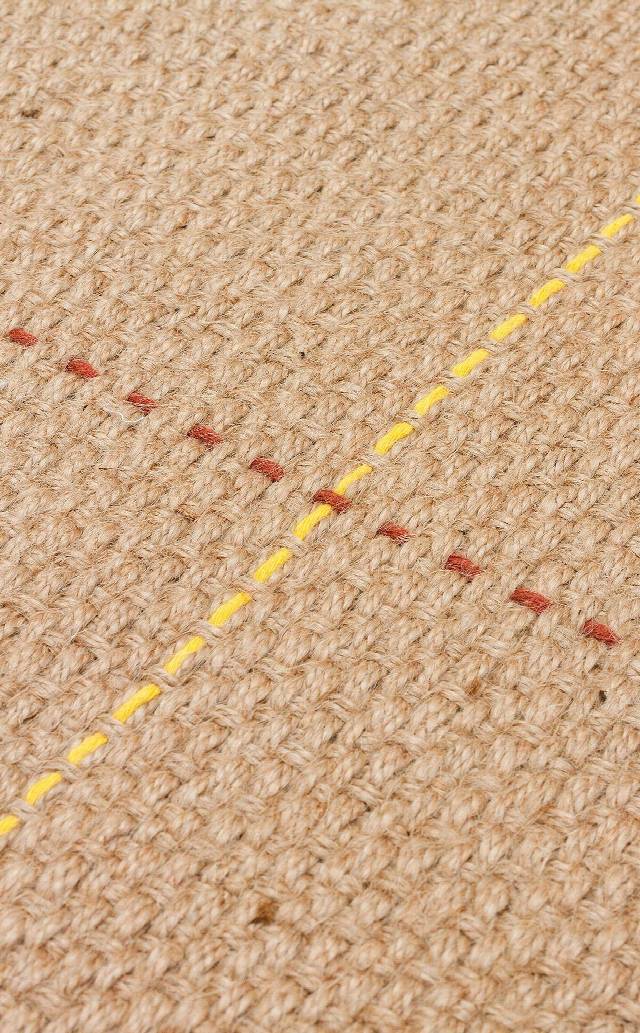 DELHİ DLH 01 MULTY  Jüt ve Pamuk ile Üretilen Çift Taraflı Modern Kilim