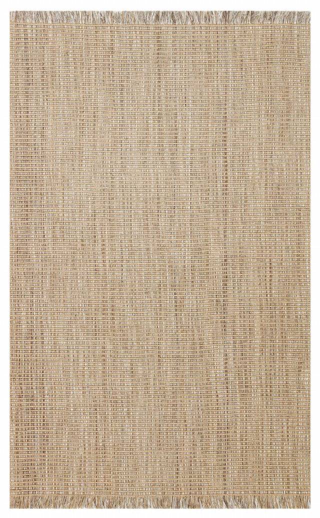 DOHA DH 01 BEIGE  Jüt ve Polyester ile Üretilen Çift Taraflı Modern Kilim