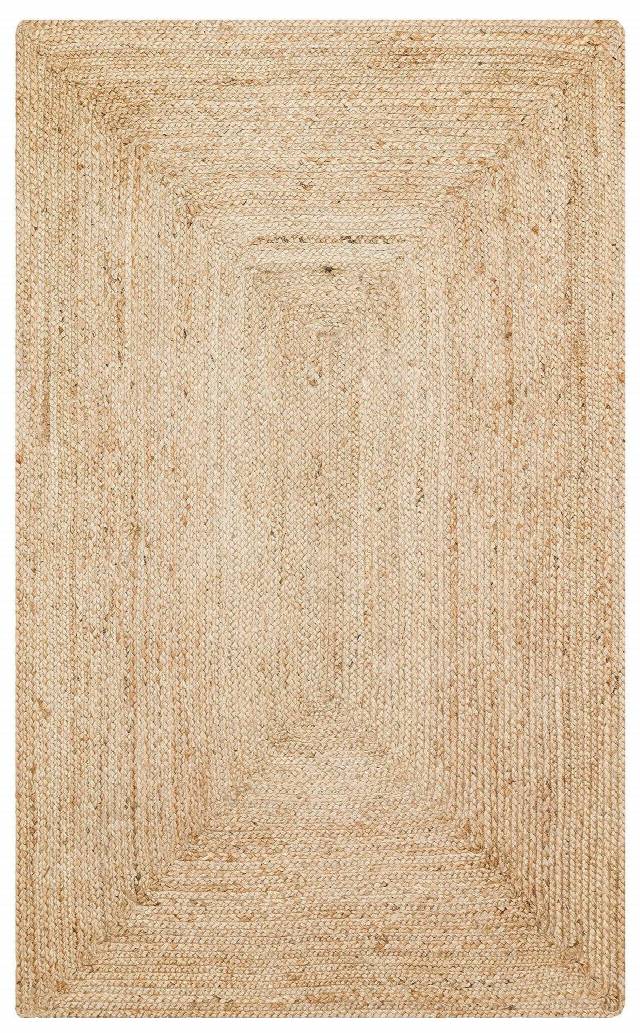 ECHO ECH 10 NATURAL  El Dokuma Naturel Jüt Hasır Halı