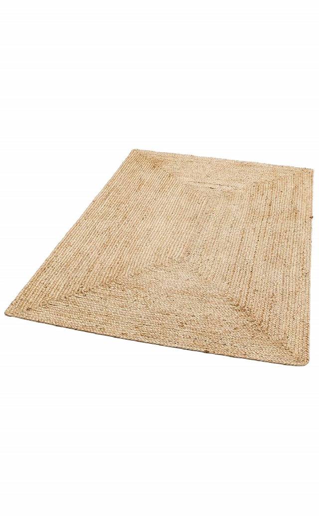 ECHO ECH 10 NATURAL  El Dokuma Naturel Jüt Hasır Halı