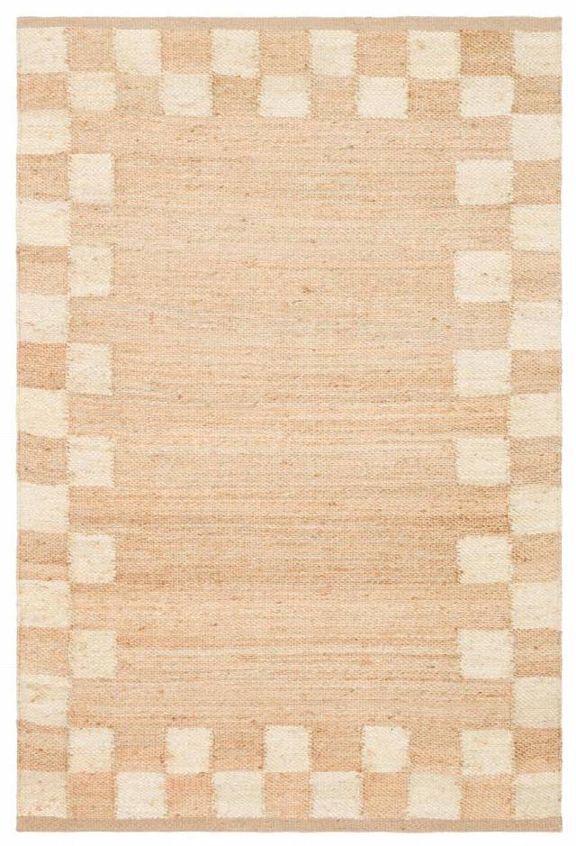ECHO ECH 13 NATURAL WHITE XW  Jüt ile Üretilen El Dokuma Sisal Kilim