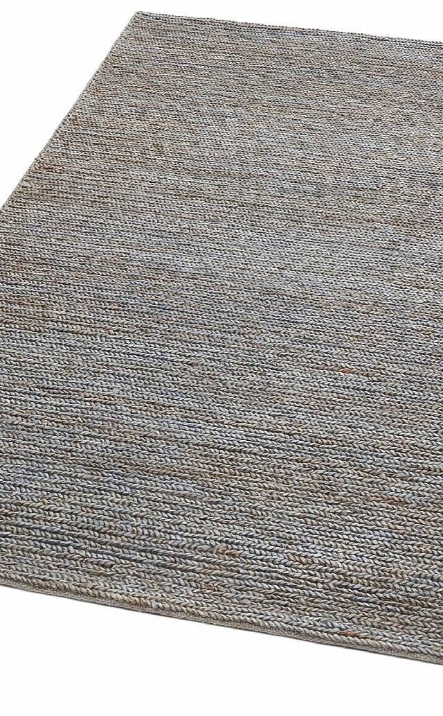FINE CHOTI FINE SLATE BLUE ( SB03 )  El Dokuma Naturel Jüt Hasır Halı