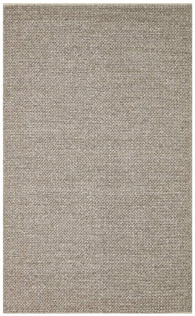 JADE BASKETWEAVE BROWN  Naturel Kazak Örgü Desenli El Dokuma Örgü Halı