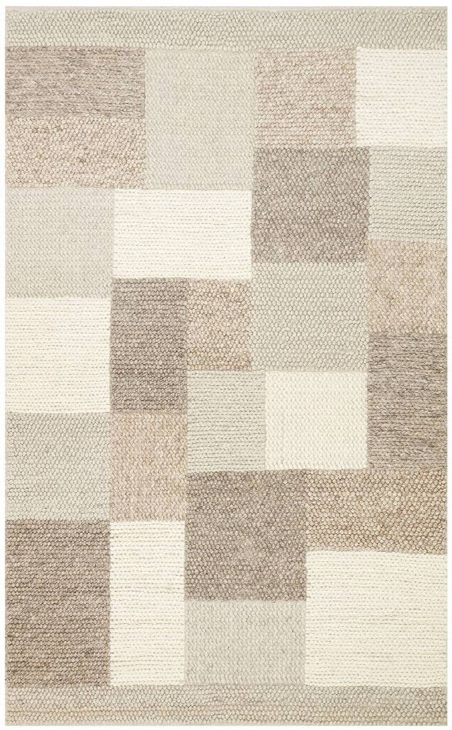 JADE CORBIN NATURAL  Naturel Kazak Örgü Desenli El Dokuma Örgü Halı