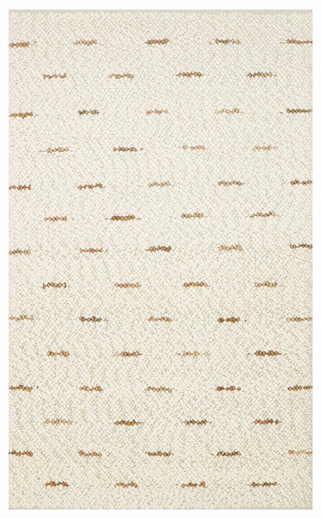 JADE JD 06 NATURAL  Naturel Kazak Örgü Desenli El Dokuma Örgü Halı