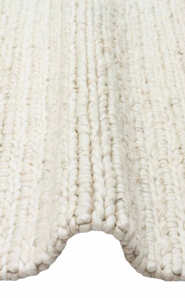 JADE JD 07 L.BEIGE  Naturel Kazak Örgü Desenli El Dokuma Örgü Halı