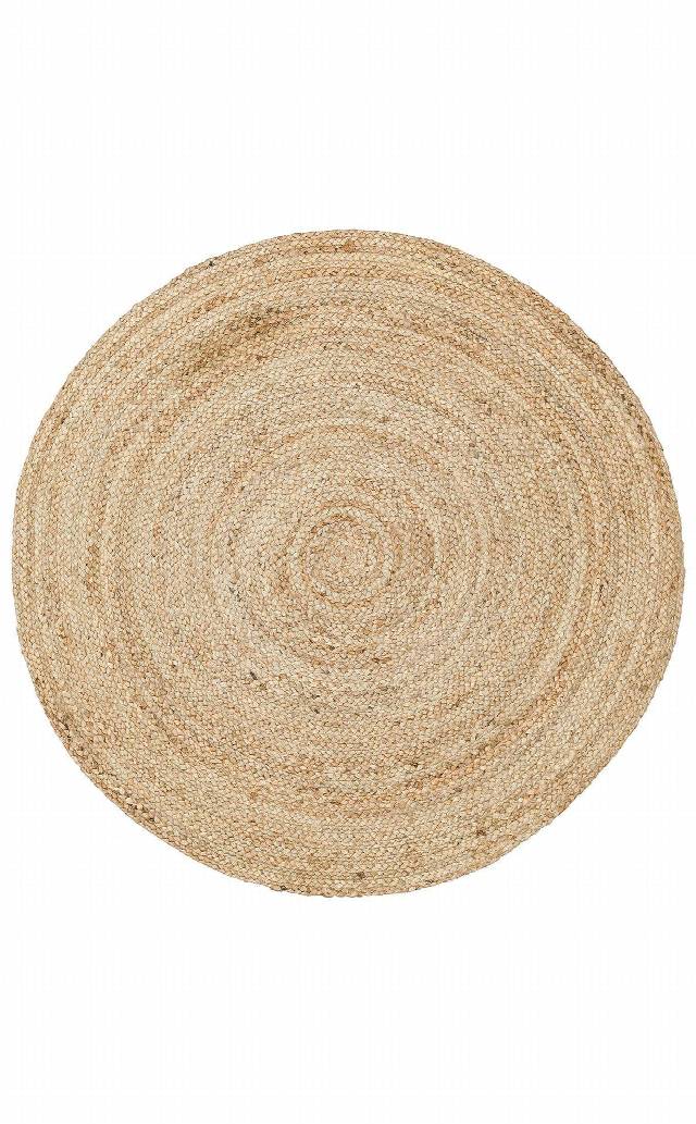 JUNO ECH 01R NATURAL  El Dokuma Naturel Jüt Hasır Halı