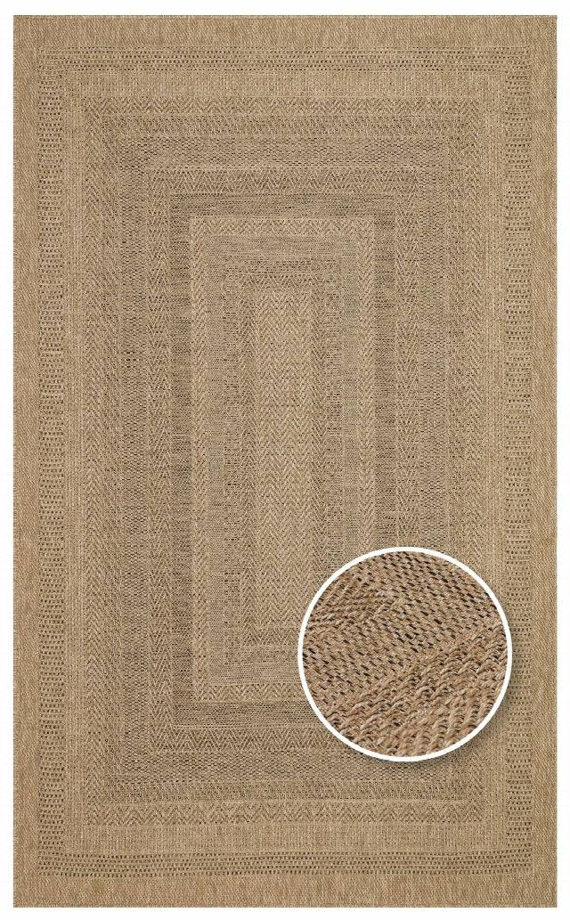 SALDA SLD 02 NATURAL  Güneş Işığı ve Suya Dayanıklı Jüt Görünümlü Sisal Halı
