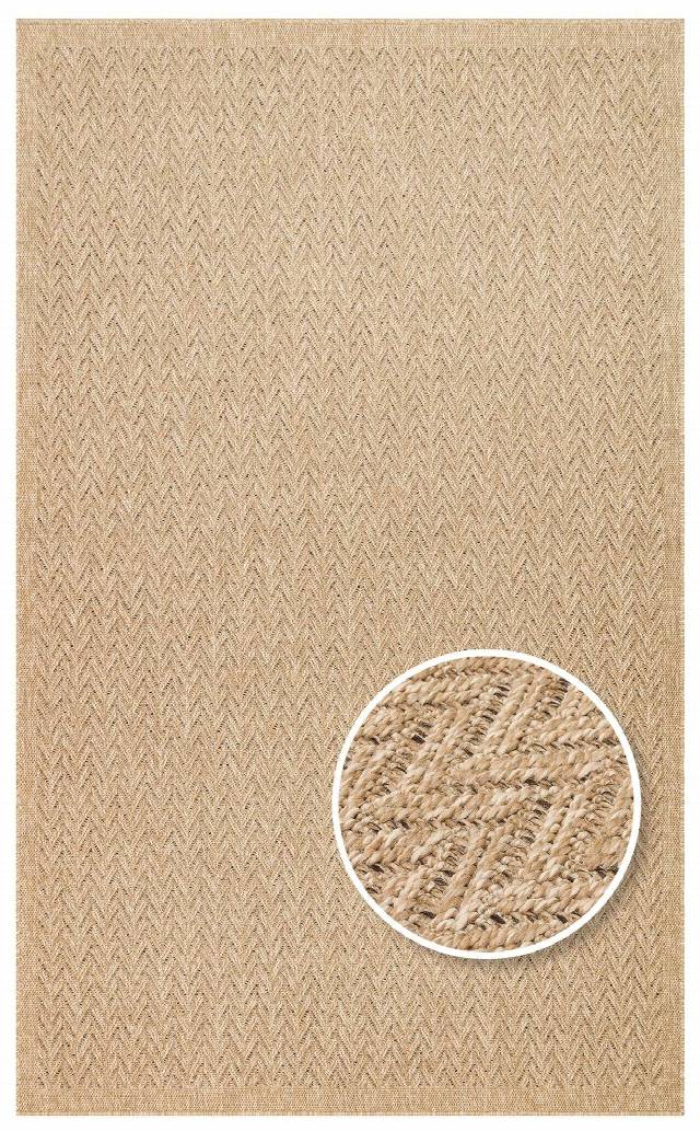 SALDA SLD 05 NATURAL  Güneş Işığı ve Suya Dayanıklı Jüt Görünümlü Sisal Halı