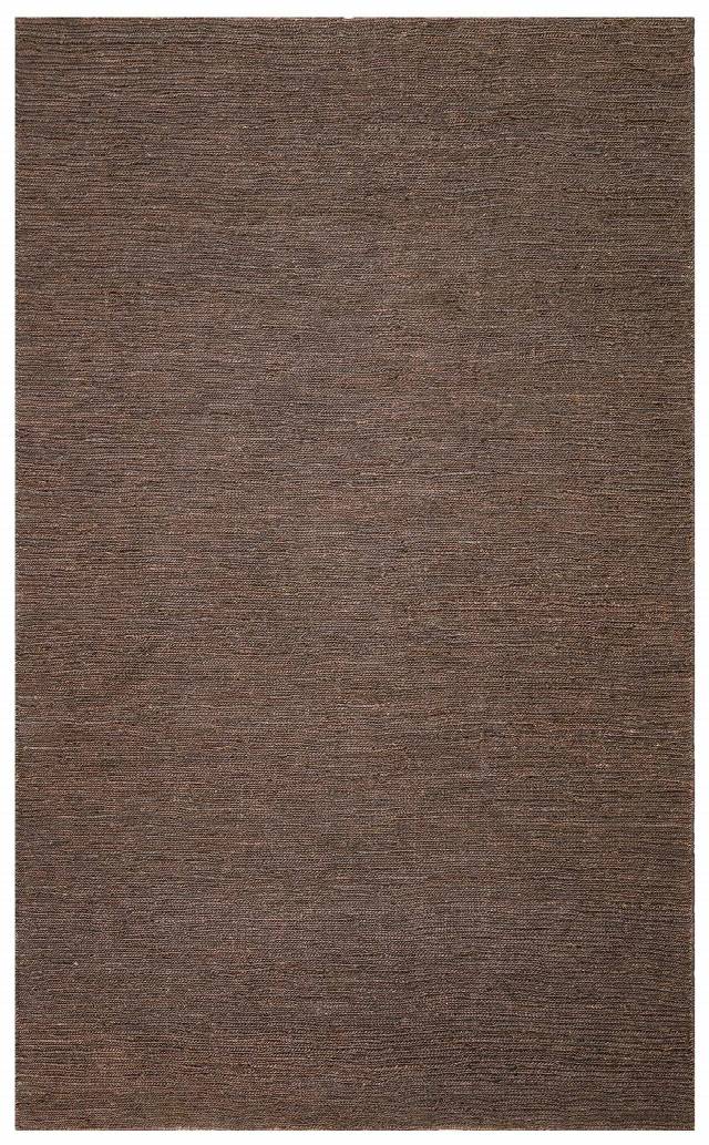 SOUMAK SMK PLAIN BROWN  Soumak Örgülü Naturel Kendir Halı