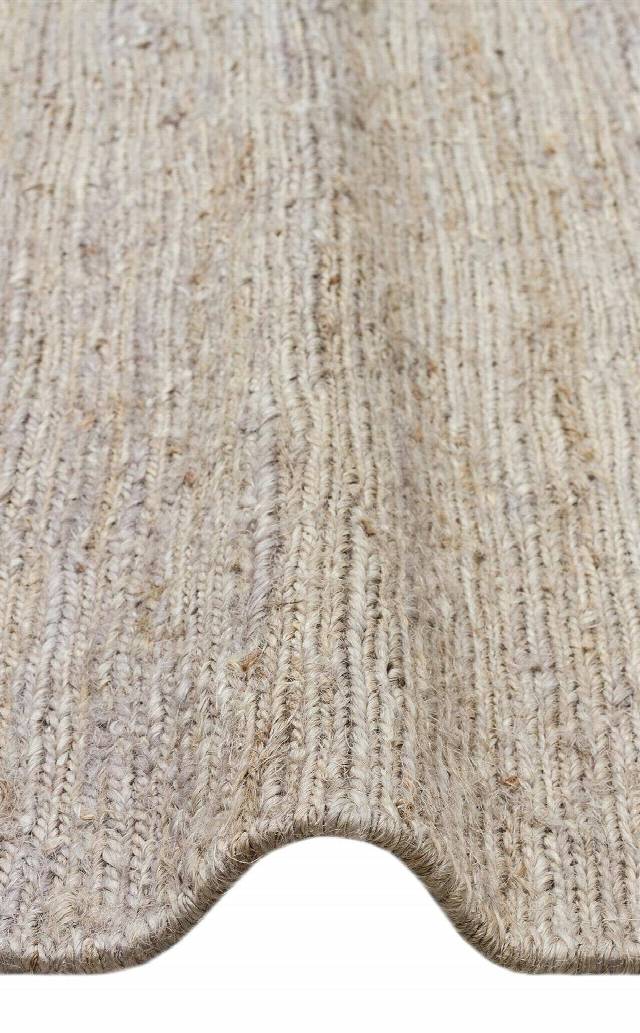 SOUMAK SMK PLAIN GREY  Soumak Örgülü Naturel Kendir Halı