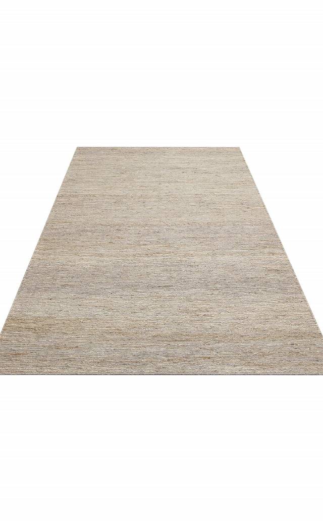 SOUMAK SMK PLAIN GREY  Soumak Örgülü Naturel Kendir Halı