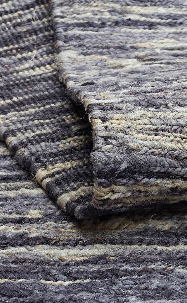 SOUMAK SMK PLAIN MARINE MULTY  Soumak Örgülü Naturel Kendir Halı