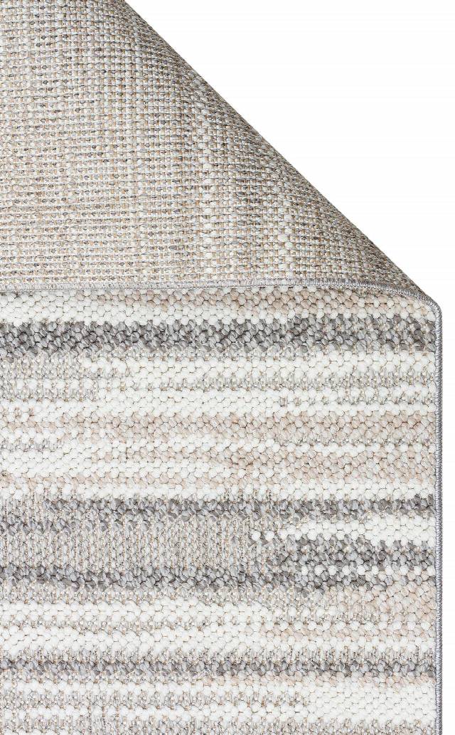 MOTTO MOT 01 GREY WHITE  Yumuşak Tuşeli Örgü Dokuma Modern Makine Halısı