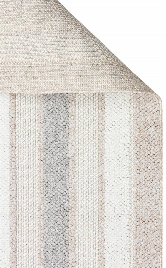 MOTTO MOT 04 BEIGE GREY  Yumuşak Tuşeli Örgü Dokuma Modern Makine Halısı
