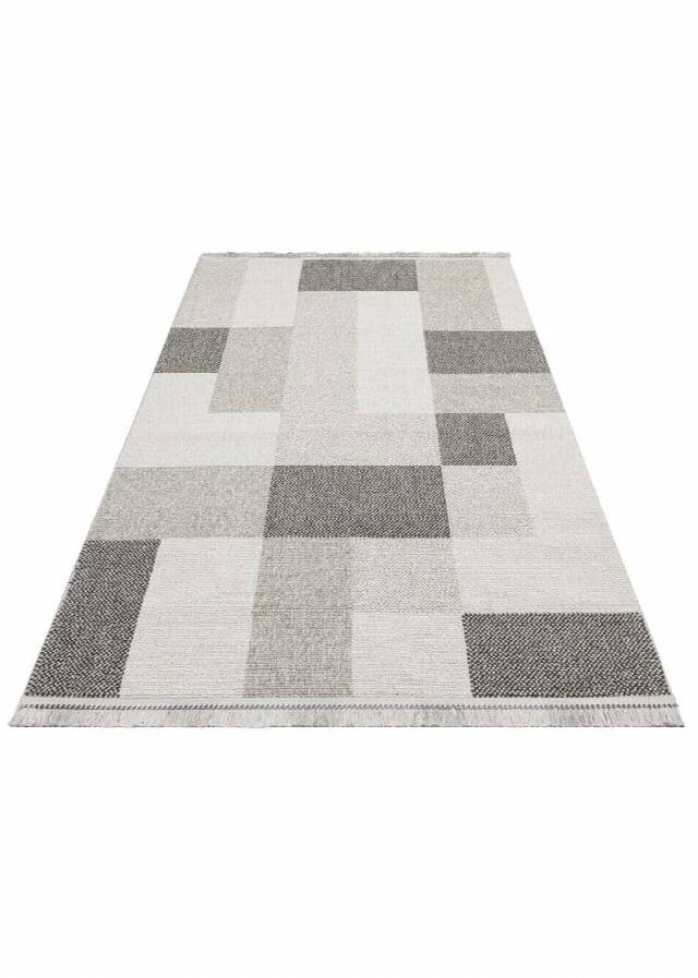 OSLO OSL 07 GREY  Hav Toz Vermez Hasır Dokuma Modern Makine Halısı