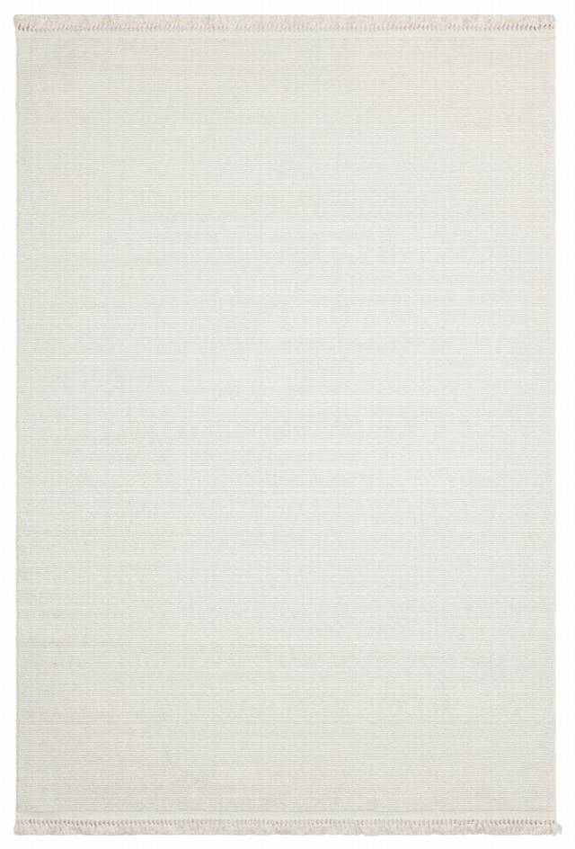 OSLO OSL PLAIN WHITE  Hav Toz Vermez Hasır Dokuma Modern Makine Halısı