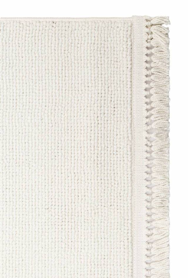 OSLO OSL PLAIN WHITE  Hav Toz Vermez Hasır Dokuma Modern Makine Halısı