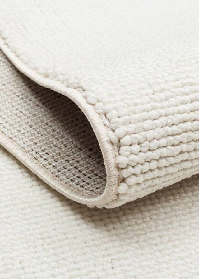 OSLO OSL PLAIN WHITE  Hav Toz Vermez Hasır Dokuma Modern Makine Halısı