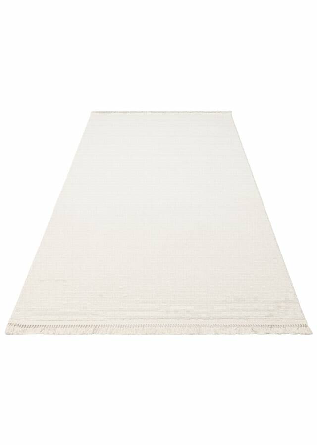 OSLO OSL PLAIN WHITE  Hav Toz Vermez Hasır Dokuma Modern Makine Halısı