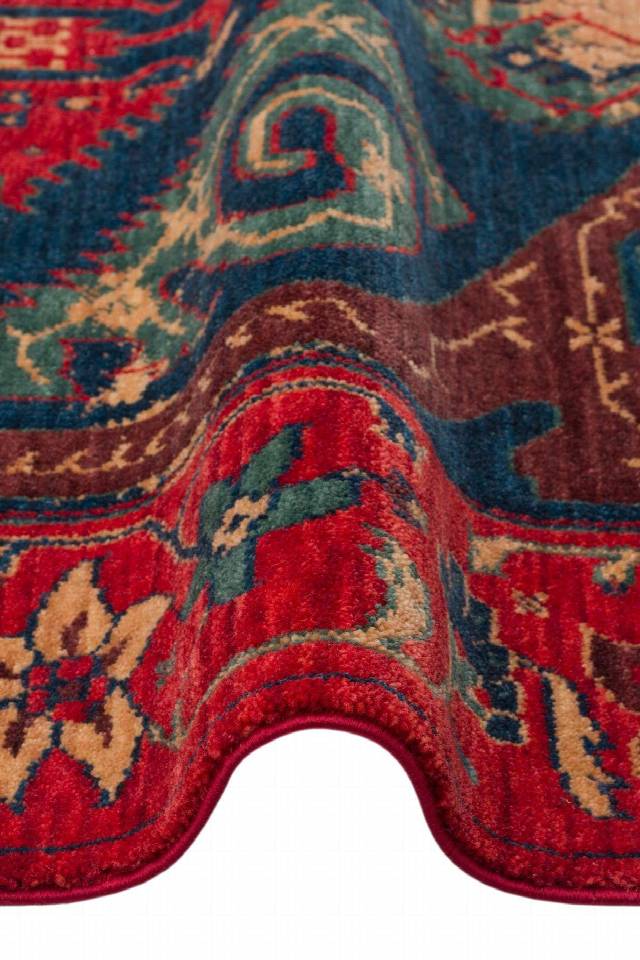 KADIM KDM 05 RED VINTAGE  Anadolu Motiflerine Sahip Yeni Zellanda Yünü İle Üretilen El Emeği Yüksek Kara Tezgah Halısı