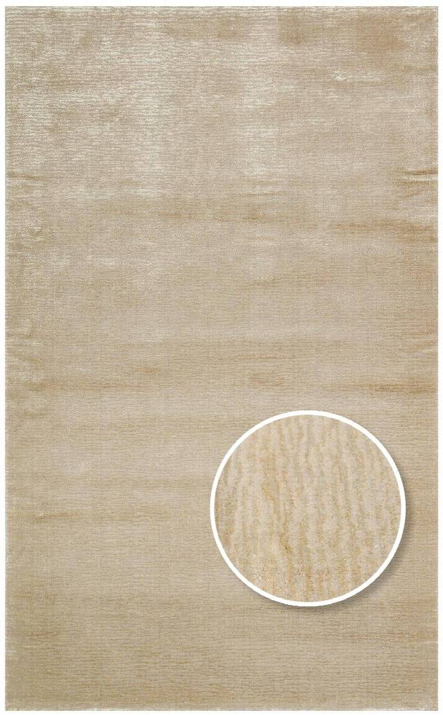 MAJESTY MJ 01 BEIGE  Düz Desenli El Emeği ile Özel Tezgahlarda Üretilen Yün Viskon Tencel Uşak Halısı
