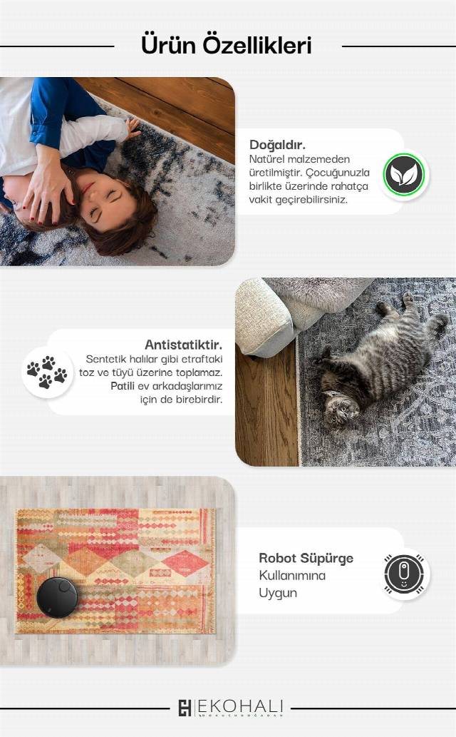 NOSTALJI 960 RED  Afgan / Yağcıbedir Desenli El Emeği ile Özel Tezgahlarda Üretilen Tensel Uşak Halısı