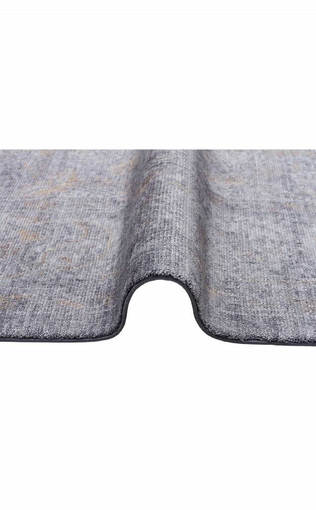 TAFTAN TF 02 D.GREY BRONZE  Pakistan Overdyed Tarzı Özel Hav Vermeyen ve El Emeği ile Özel Tezgahlarda Üretilen Uşak Halısı