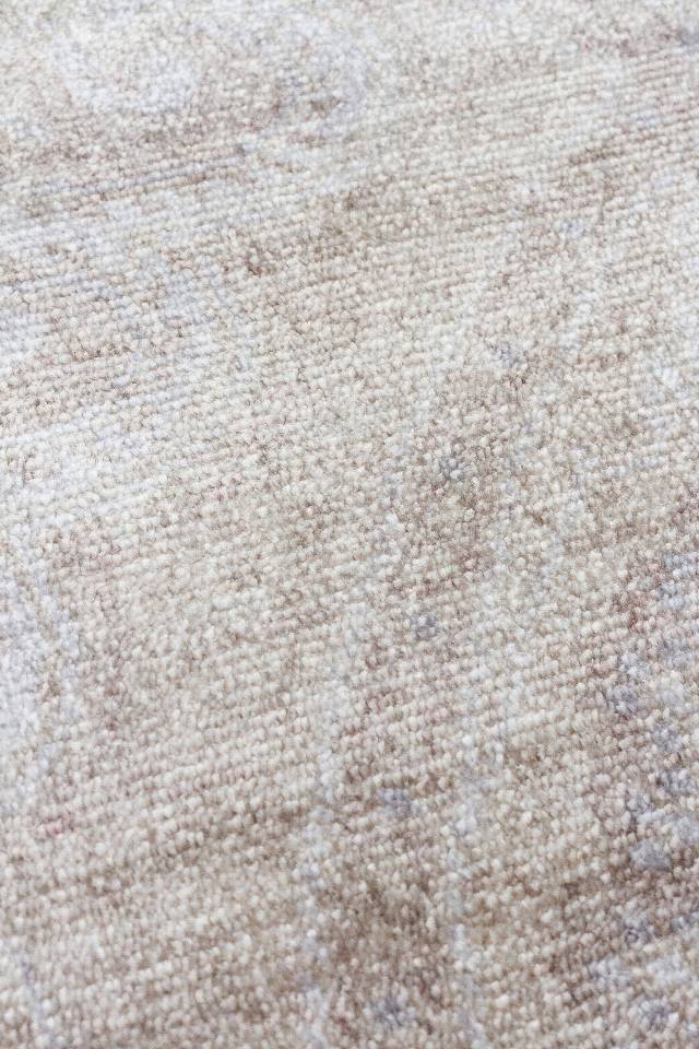 TAFTAN TF 03 BEIGE  Pakistan Overdyed Tarzı Özel Hav Vermeyen ve El Emeği ile Özel Tezgahlarda Üretilen Uşak Halısı